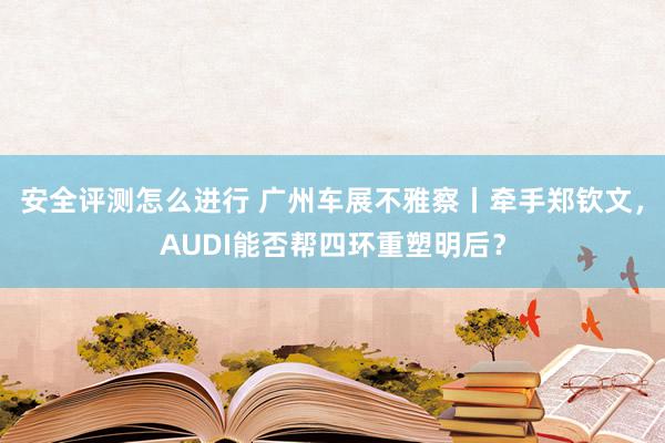 安全评测怎么进行 广州车展不雅察丨牵手郑钦文，AUDI能否帮四环重塑明后？