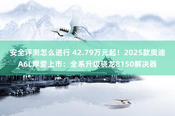 安全评测怎么进行 42.79万元起！2025款奥迪A6L厚爱