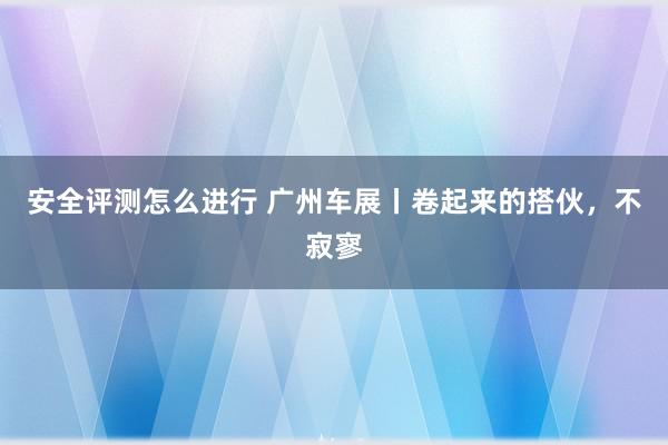 安全评测怎么进行 广州车展丨卷起来的搭伙，不寂寥