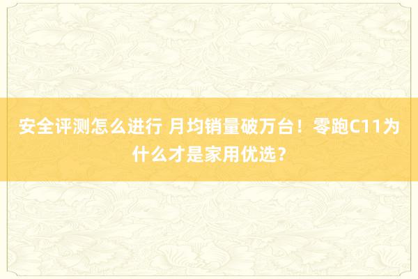 安全评测怎么进行 月均销量破万台！零跑C11为什么才是家用优