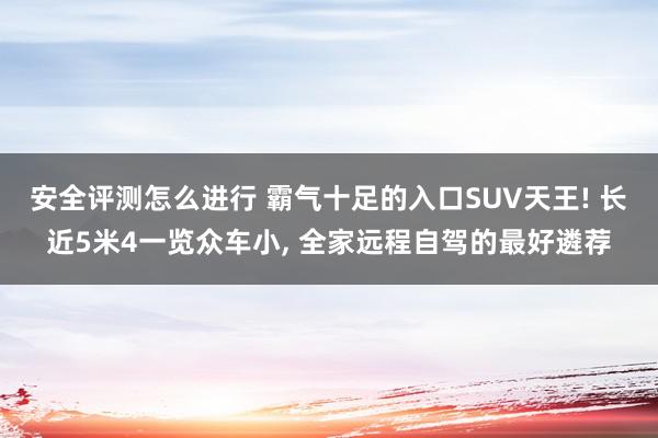 安全评测怎么进行 霸气十足的入口SUV天王! 长近5米4一览