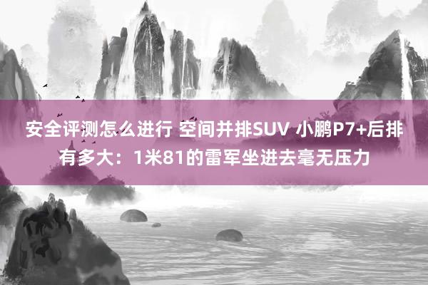 安全评测怎么进行 空间并排SUV 小鹏P7+后排有多大：1米81的雷军坐进去毫无压力